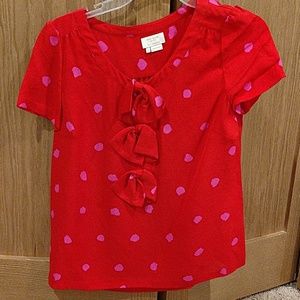 Kate Spade shirt, so cute! ❤️♥️